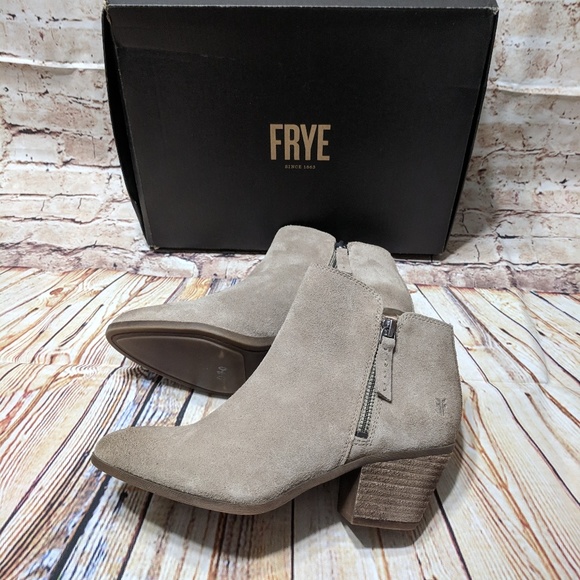 frye judith zip bootie ash